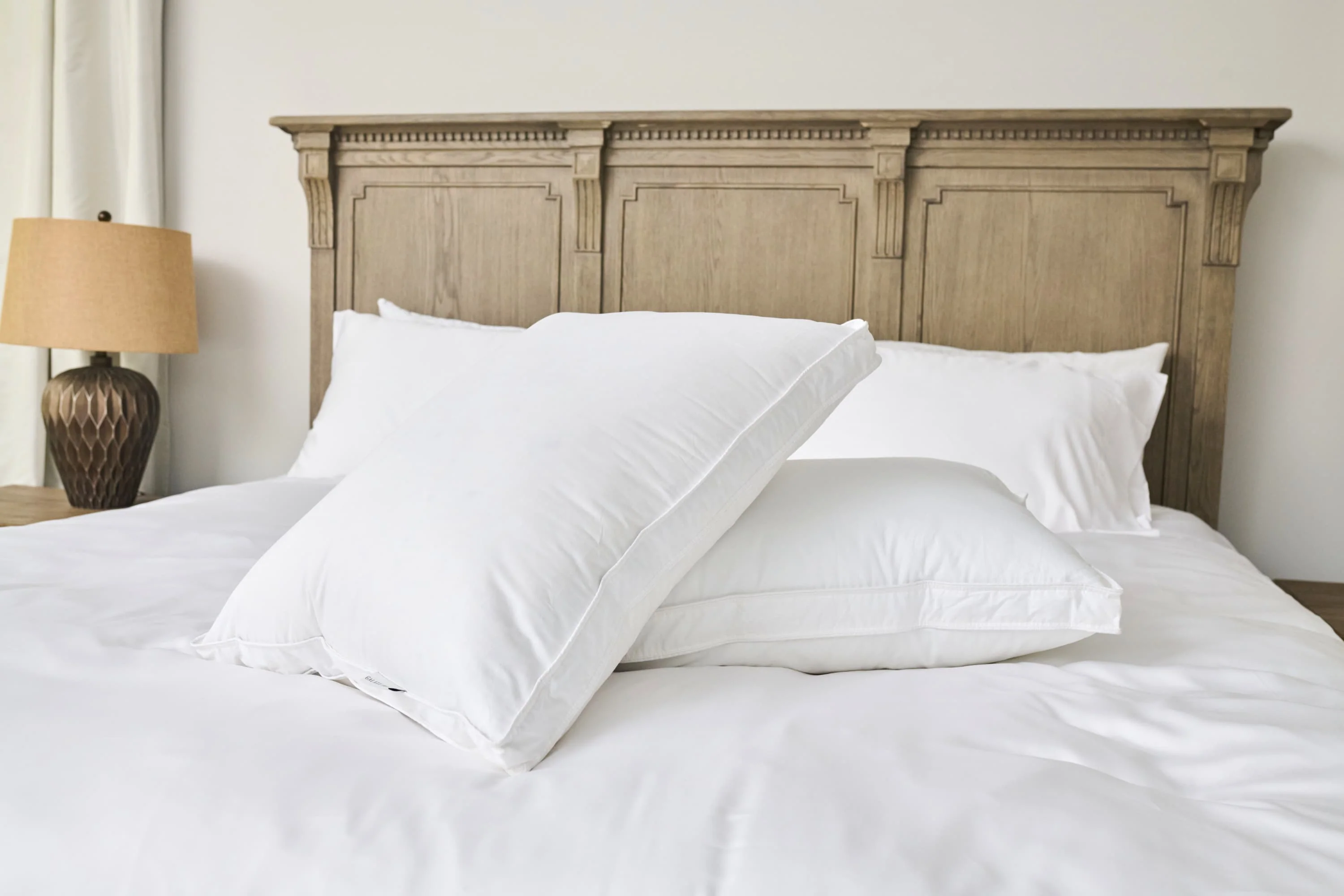 Cloud Fill Down Feather Side Sleeper Pillow - Image 5
