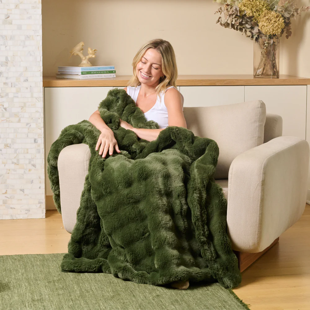 Cosmic Wave Throw Blanket - Image 13