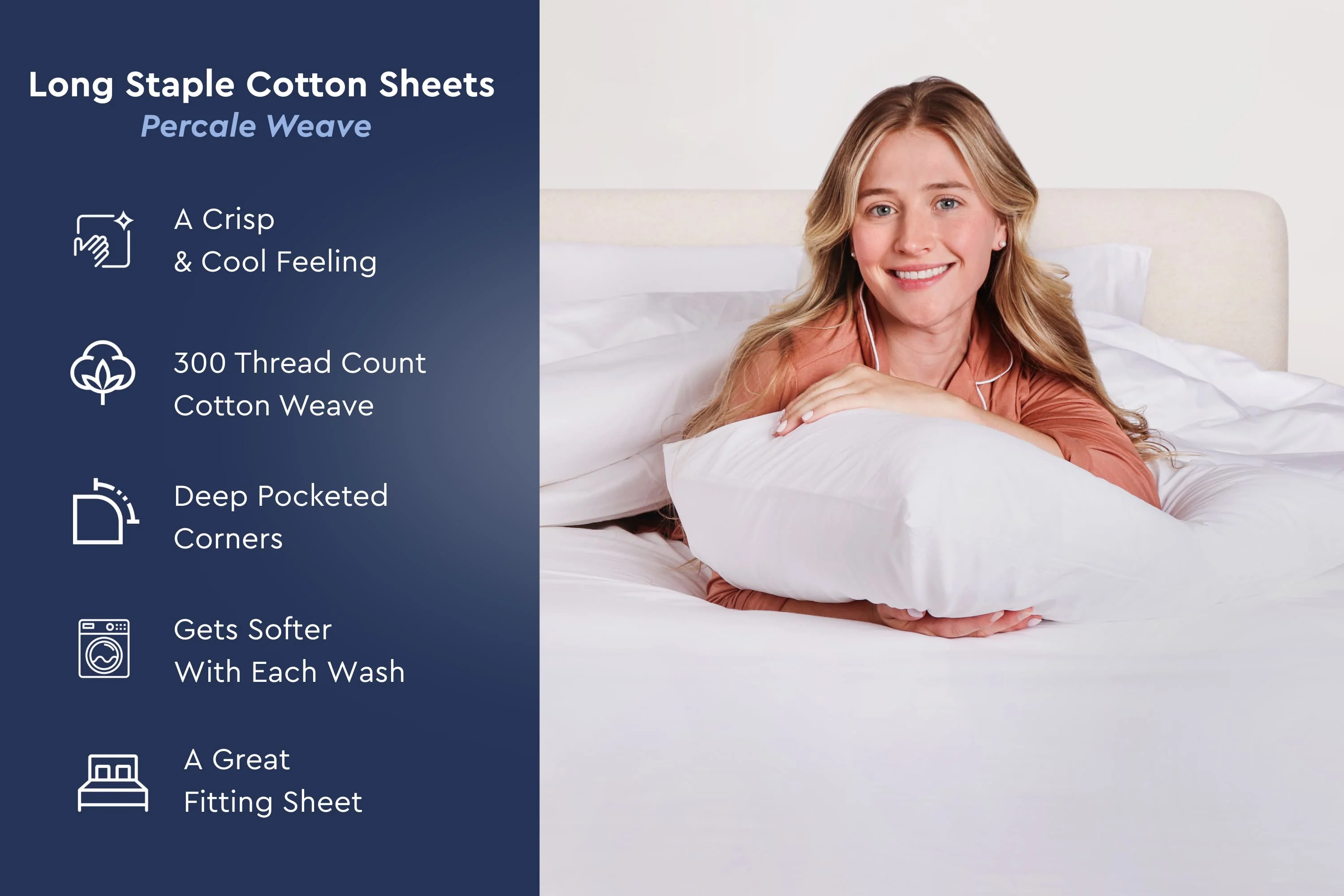 Crisp Percale Cotton Bed Sheets - Image 10