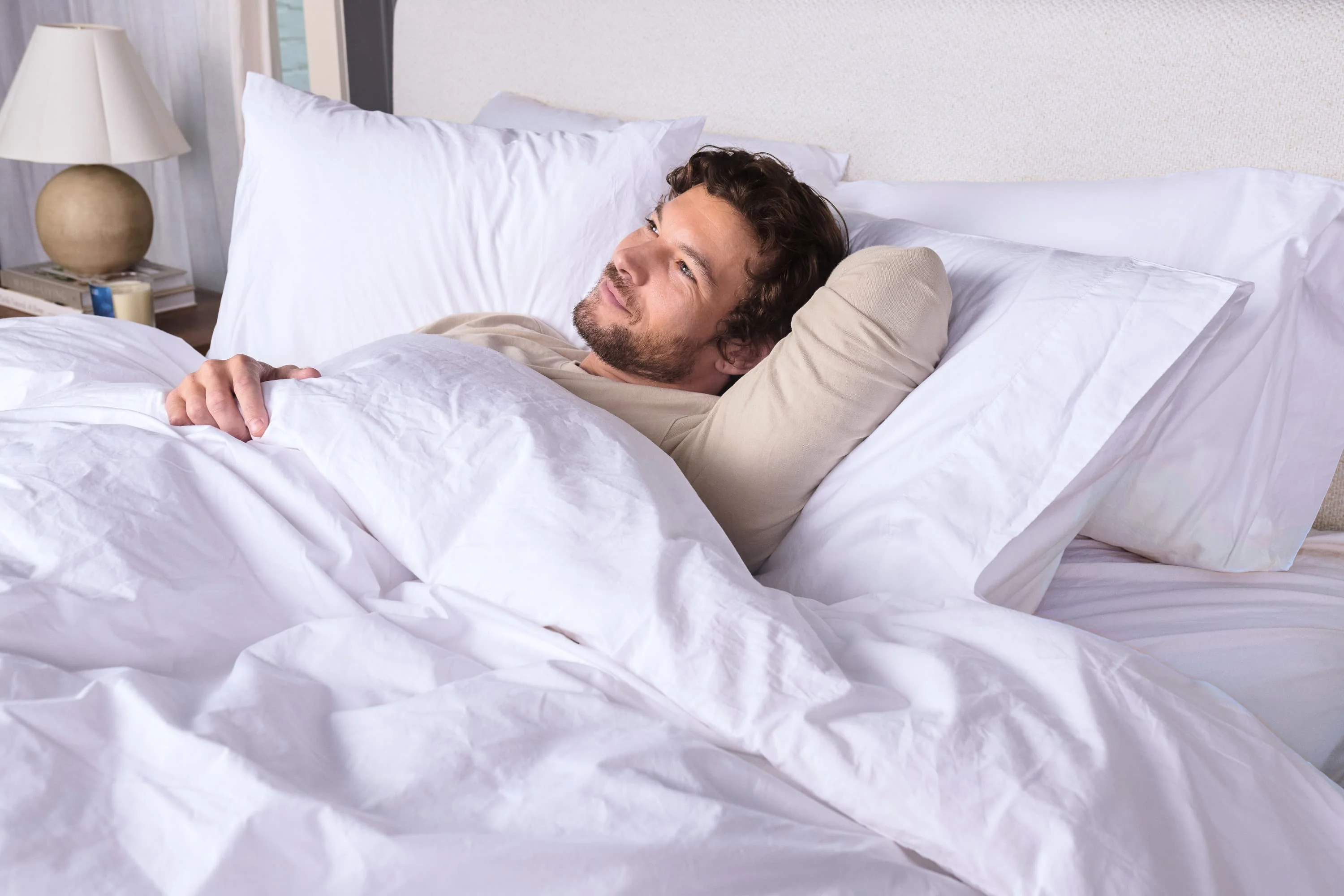 Crisp Percale Cotton Bed Sheets - Image 16